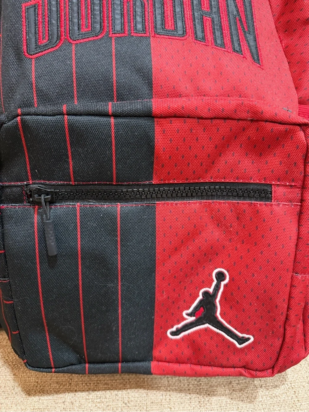 New Nike x Air Jordan Backpack Playoff Edition Red Black Large